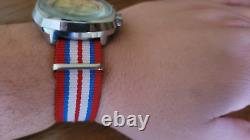 Skin Diver AVYSTYLE World TIME GMT COMPRESSOR Vintage French Watch RARE 1970s