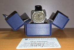 Smith & Bradley Springfield GMT FDE Dial FDE Markers Brushed SS Case Black NATO