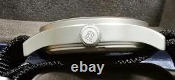 Smith & Bradley Springfield GMT FDE Dial FDE Markers Brushed SS Case Black NATO