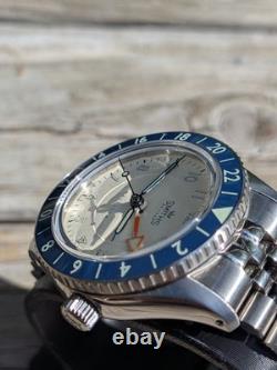 Smiths PRS-58 Traveller GMT Vintage White Excellent Condition Full Kit