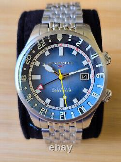Spinnaker Bradner Automatic GMT Sapphire SP-5121-88 Blue Dial Men's Watch