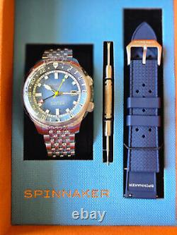 Spinnaker Bradner Automatic GMT Sapphire SP-5121-88 Blue Dial Men's Watch