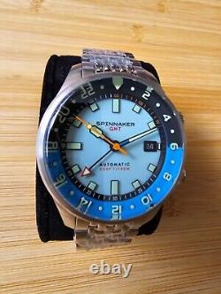 Spinnaker Bradner GMT Sapphire Crystal Blue Dial Men's Watch SP-5121-CC