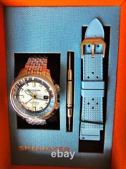Spinnaker Bradner GMT Sapphire Crystal Blue Dial Men's Watch SP-5121-CC