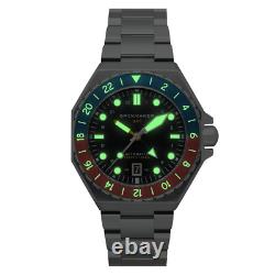 Spinnaker Dumas GMT Automatic Blue & Red / Stainless Steel Black Dial Stainle