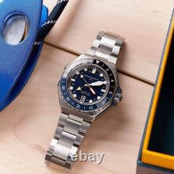 Spinnaker Dumas GMT Automatic Blue / Stainless Steel Blue Dial Stainless Steel