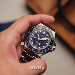 Spinnaker Dumas GMT Automatic Blue / Stainless Steel Blue Dial Stainless Steel