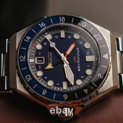 Spinnaker Dumas GMT Automatic Blue / Stainless Steel Blue Dial Stainless Steel