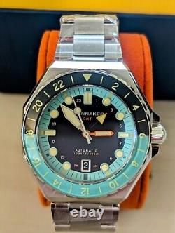 Spinnaker Dumas GMT Automatic Dark Turquoise Black Dial Watch SP-5119-33