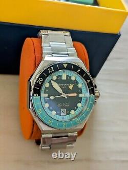 Spinnaker Dumas GMT Automatic Dark Turquoise Black Dial Watch SP-5119-33