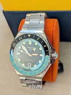Spinnaker Dumas GMT Automatic Dark Turquoise Black Dial Watch SP-5119-33