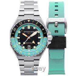 Spinnaker Dumas GMT Automatic Dark Turquoise Watch Brand New