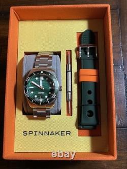 Spinnaker x Islander Croft Automatic Limited Edition & Sold Out Malachite Dial