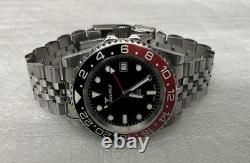 Squale 1545 30 Atmos BLACK / RED COKE GMT Ceramica Ceramic Watch VERY GOOD