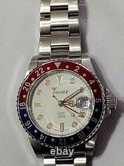 Squale 1545'Pan Am' Rare PEPSI GMT Automatic 42mm-Original B/P