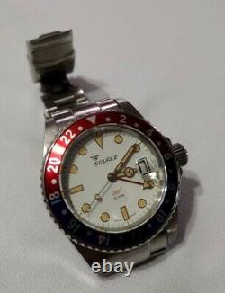 Squale 1545'Pan Am' Rare PEPSI GMT Automatic 42mm-Original B/P