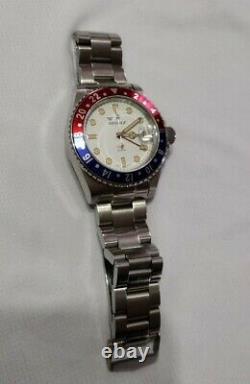 Squale 1545'Pan Am' Rare PEPSI GMT Automatic 42mm-Original B/P