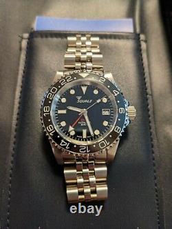 Squale 30 ATMOS Black GMT Ceramica 40mm in Mint Condition