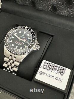 Steinhart Ocean 39 GMT Black Ceramic with Jubilee bracelet FREE SHIPPING