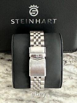 Steinhart Ocean 39 GMT Black Ceramic with Jubilee bracelet FREE SHIPPING