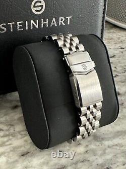 Steinhart Ocean 39 GMT Black Ceramic with Jubilee bracelet FREE SHIPPING