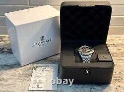 Steinhart Ocean 39 GMT Black Ceramic with Jubilee bracelet FREE SHIPPING