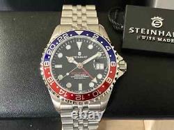 Steinhart Ocean 39 GMT (Pepsi) BLUE-RED Swiss (Pristine A++)
