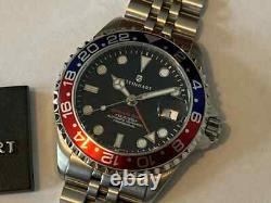 Steinhart Ocean 39 GMT (Pepsi) BLUE-RED Swiss (Pristine A++)