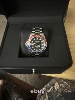 Steinhart Ocean One Gmt Watch 39mm Stainless Steel Red/Blue Very Nice