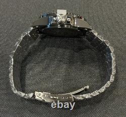 Stuhrling GMT 42mm Diver Batman Edition. Jubilee Bracelet. New with B&P