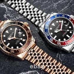 Stührling Meridian 3968 GMT Quartz 42mm Diver PEPSI