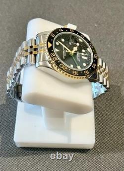 Stuhrling Meridian GMT Two Tone 42mm. Brand New