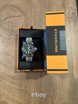 Stuhrling Meridian GMT Two Tone 42mm. Brand New