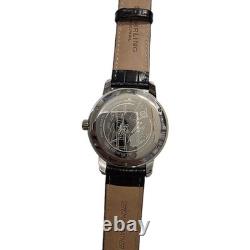 Stuhrling Original 45mm Aviator World Time Mens Qz Watch, New