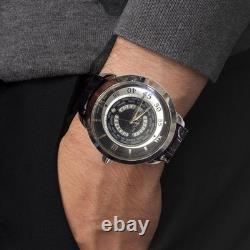 Stuhrling Original 45mm Aviator World Time Mens Qz Watch, New