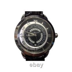 Stuhrling Original 45mm Aviator World Time Mens Qz Watch, New