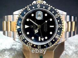 Stunning 1994/96 (W Serial) Rolex Oyster GMT Master II 16713 with Rolex Service