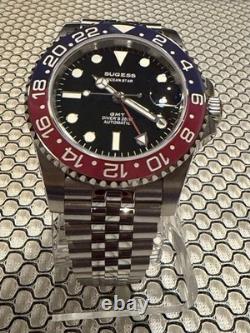 Sugess Ocean Star GMT S420 Pepsi Bezel Peacock Automatic EXCELLENT