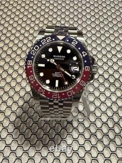 Sugess Ocean Star GMT S420 Pepsi Bezel Peacock Automatic EXCELLENT