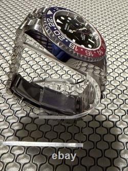 Sugess Ocean Star GMT S420 Pepsi Bezel Peacock Automatic EXCELLENT