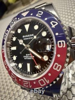 Sugess Ocean Star GMT S420 Pepsi Bezel Peacock Automatic EXCELLENT