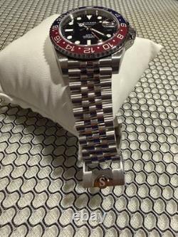 Sugess Ocean Star GMT S420 Pepsi Bezel Peacock Automatic EXCELLENT