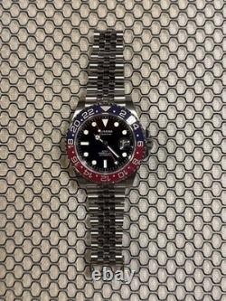 Sugess Ocean Star GMT S420 Pepsi Bezel Peacock Automatic EXCELLENT
