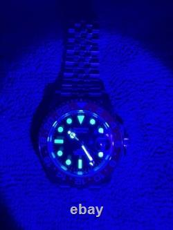 Sugess Ocean Star GMT S420 Pepsi Bezel Peacock Automatic EXCELLENT