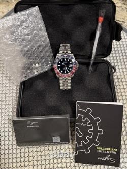 Sugess Ocean Star GMT S420 Pepsi Bezel Peacock Automatic EXCELLENT