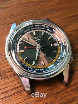 Superb Condition 1968 Seiko 6117-6019 World Time GMT Automatic