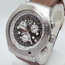 Swatch Irony Swiss V8 Chronograph GMT World Time Men's Watch