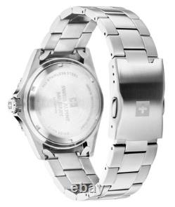 Swiss Alpine Military Nautilus GMT Black Dial Men's Watch 7052.1122
