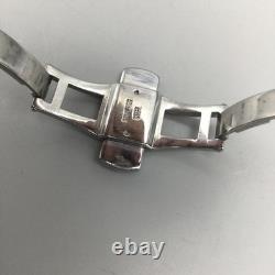 Swiss Legend GMT Traveler Men Watch 45mm Red Dial EXTRA LINKS New Battery 6.75