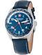 Swiss Military Hawk Eye GMT Blue Dial Sapphire Crystal Men's Watch SMWGB0000505